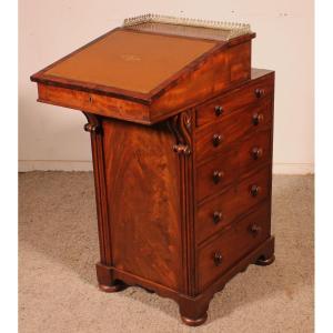 Regency Period Mahogany Davenport Circa 1810 With Mechanism