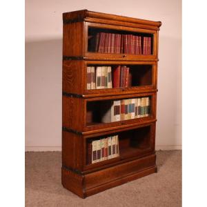 Globe Wernicke Bookcase In Oak, 4 Elements 