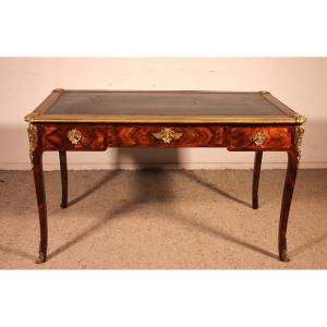 Louis XV Style Marquetry Desk - 19th Century
