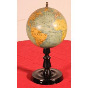 Terrestrial Globe By J. Forest, Paris - 19th Century