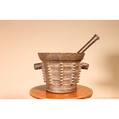 Mortar End 15 ° Century Gothic Period