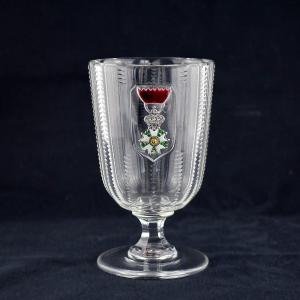 Clichy Cristallo Porcelain Crystal Glass With The 19th Century Legion Of Honor
