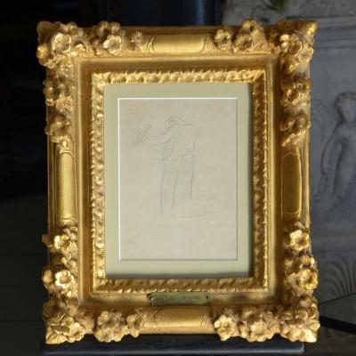 Drawing "gardener" By Gustave Buchet