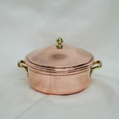 Petite Cocotte N Copper Stamped Silver Interior Gaillard