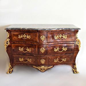 Tomb Chest Of Drawers Louis Delaitre Stamp Bronzes With Crowned “c” 18th Century