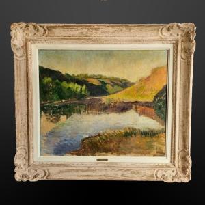 Eugène Alluaud, Creuse Valley, Fauvist Painting, Crozant School