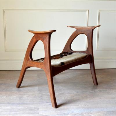 Scandinavian Bench By Aage Christiansen Denmark Circa 1960