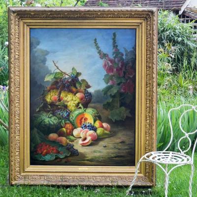 Great Still Life By Eugène Claude XIX