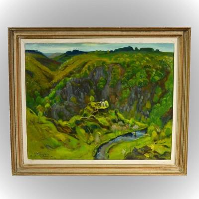 Pierre Le Trividic Castle Chapel 1954 School Of Rouen