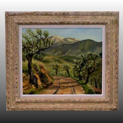 The Sainte Victoire Provence By Raymond Henri Repiquet