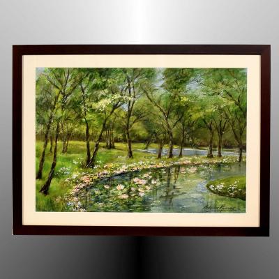 "water Lilies" By Madeleine Renaud