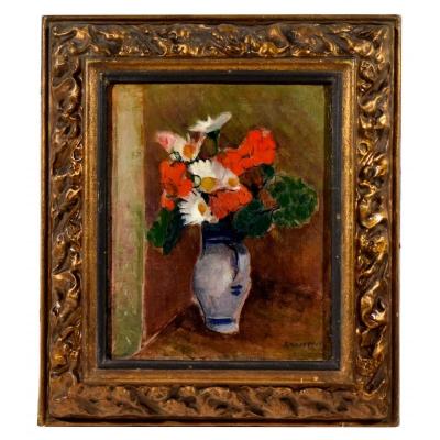Bouquet Of Flowers By Maurice-henri Gaudefroy