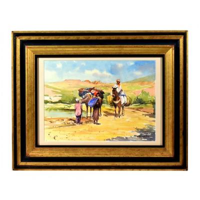 Return From The Village To Morocco By Michel Burbeau