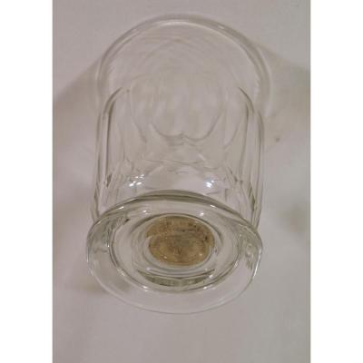 Curious Glass With Silver Medal Archbishop Afire XIX