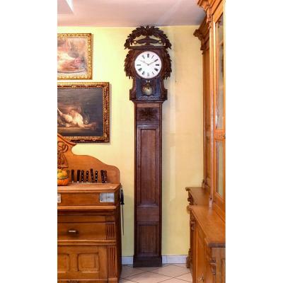 Norman Clock Saint Nicolas Signed Labarre In Villy Le Bas