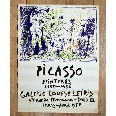 Original Picasso 1957 Poster By Mourlot