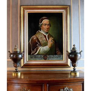 Portrait Of Pope Clement XIV - XVIIIth