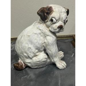 J. Filmont Ceramics Caen France "bulldog"