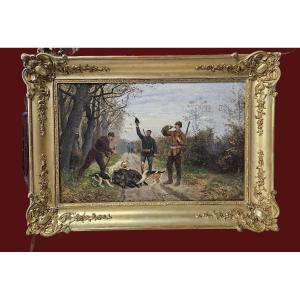  Jules Antoine Voirin 1833 1898 Hunting Scene