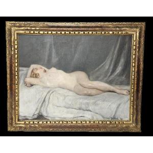 Leon Laurent Galand 1872 1960 Reclining Nude
