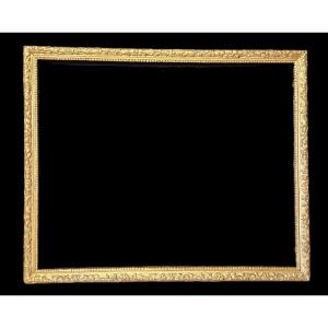17th-century Gilt And Sculpted Frame Known As The "berain" Style