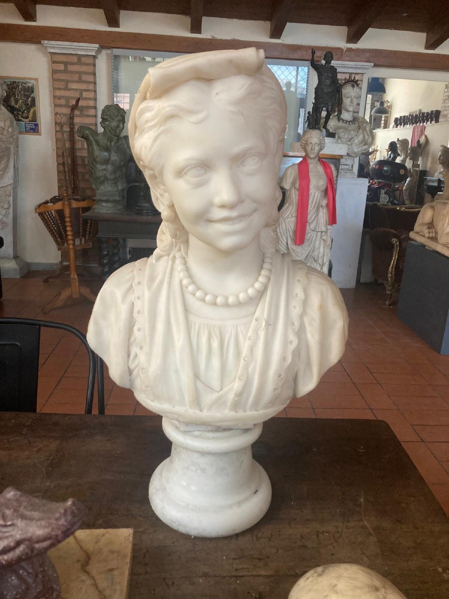 busto giovane ragazza G. Paganucci firenze-photo-1