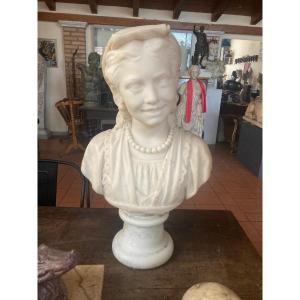 busto giovane ragazza G. Paganucci firenze