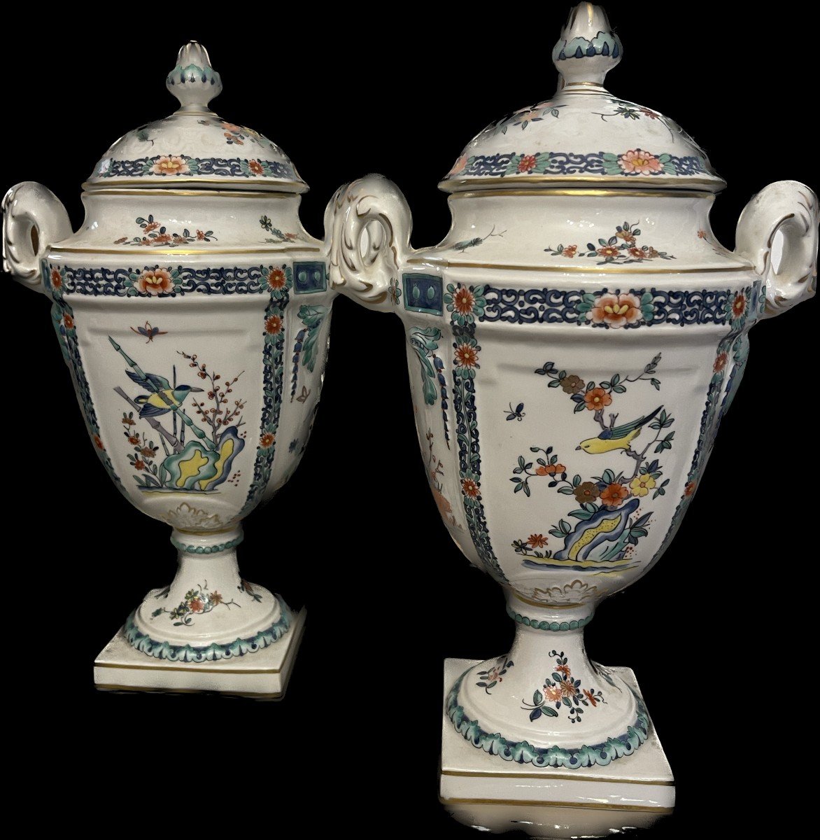 coppia di vasi in porcellana Samson-photo-2