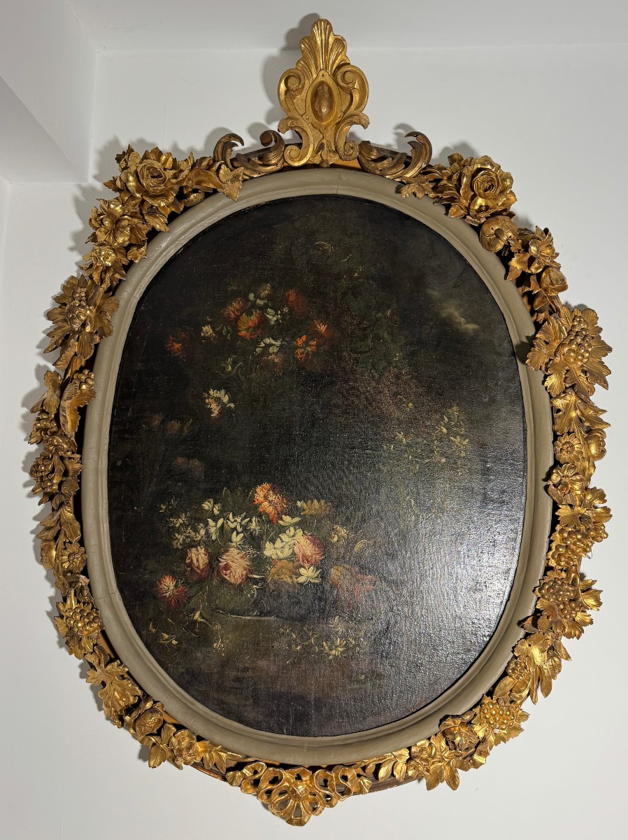 coppia di nature morte con fiori-photo-3
