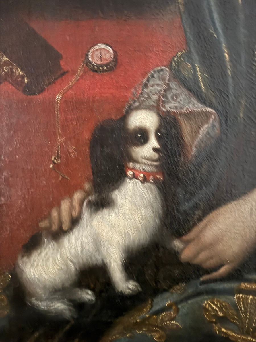 ritartto di nobildonna con cane-photo-2