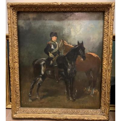 John Lewis Brown ( Bordeaux 16 Août  1829 – Paris 14 Novembre 1890) Soldat Cheval