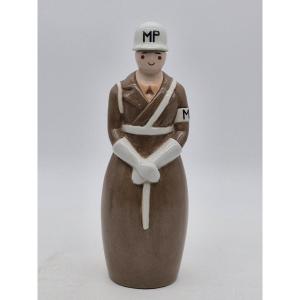 Robj Liqueur Bottle 1928 "mp" Military Police