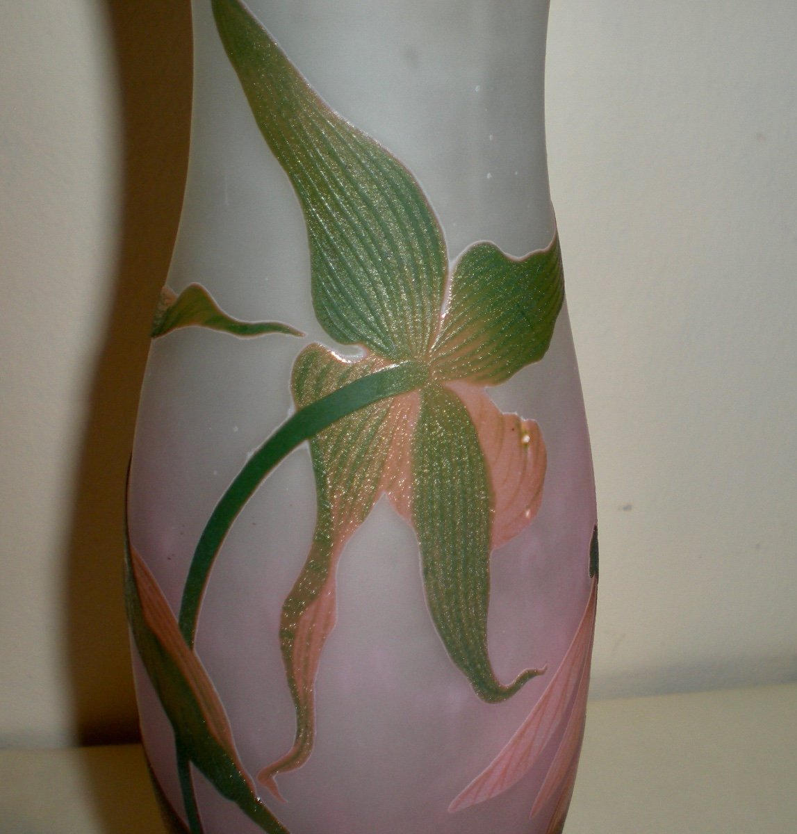 Libellula- Vaso art nouveau Daum Nancy-photo-1