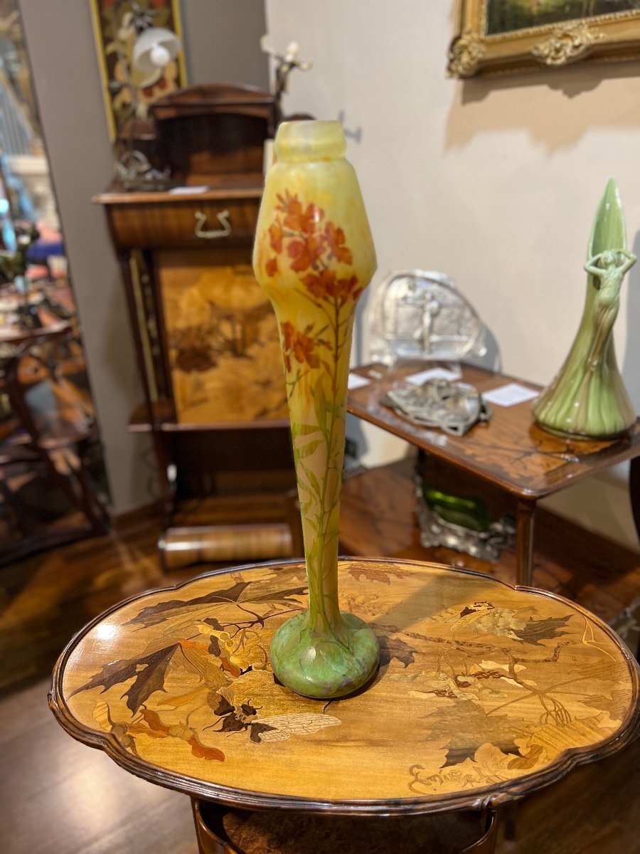 Grande vaso art nouveau Daum Nancy -photo-3