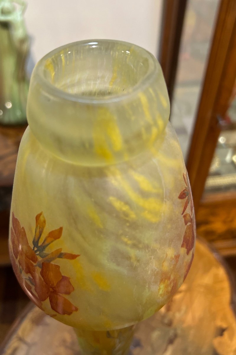 Grande vaso art nouveau Daum Nancy -photo-2