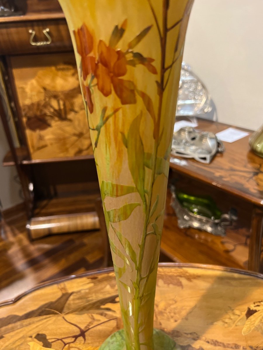 Grande vaso art nouveau Daum Nancy -photo-3