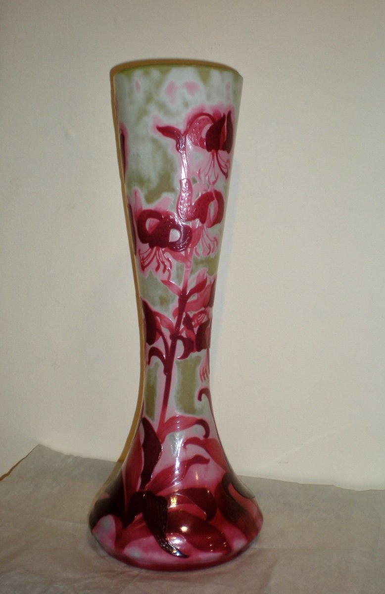 Lilium- Vase Gallè Art Nouveau ( Serie Tokyo )