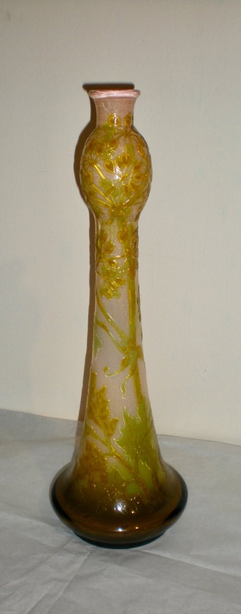 Ombelles - Vase Art Nouveau Gallè-photo-2