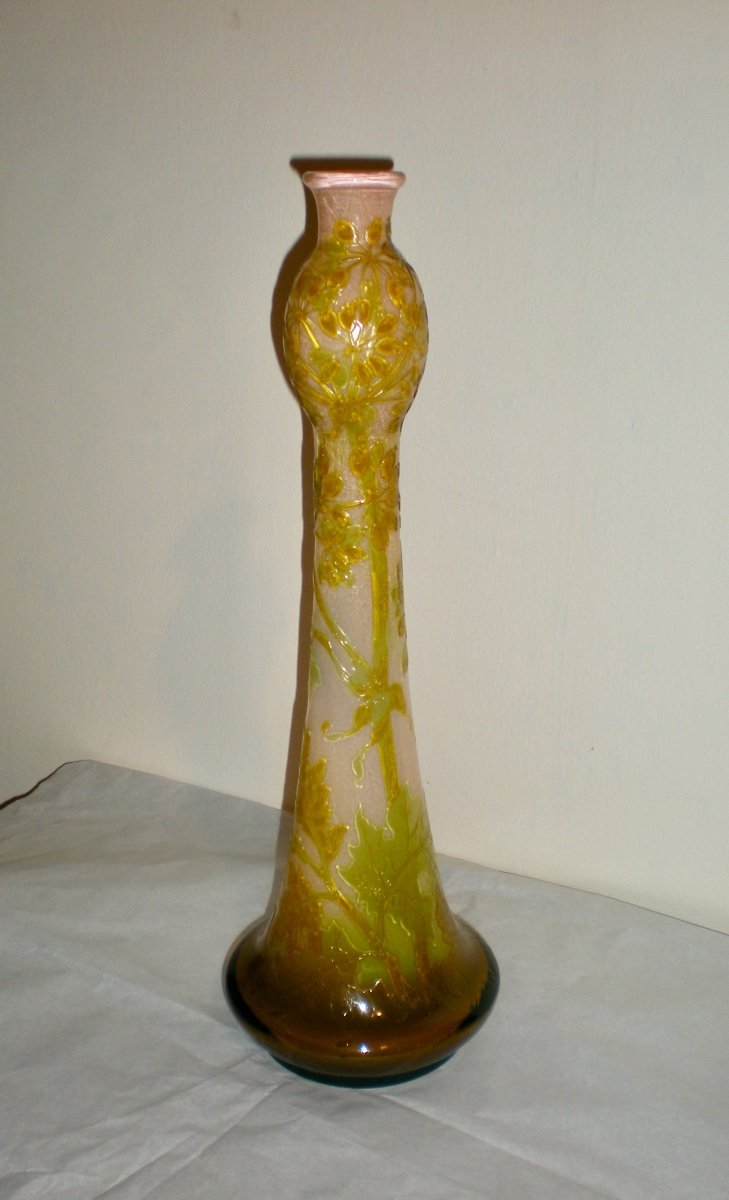 Ombelles - Vase Art Nouveau Gallè-photo-3