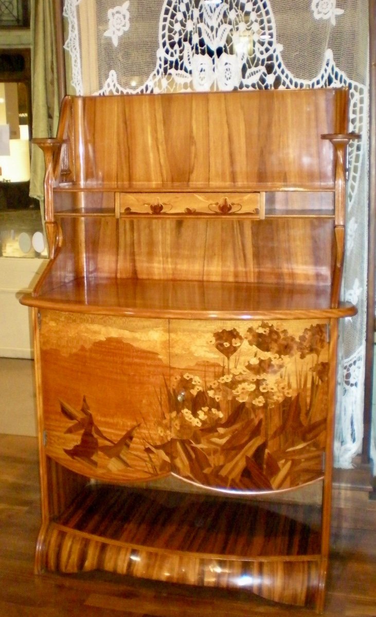 Desserte Art Nouveau Majorelle-photo-2