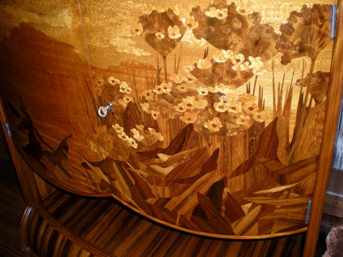 Desserte Art Nouveau Majorelle-photo-2