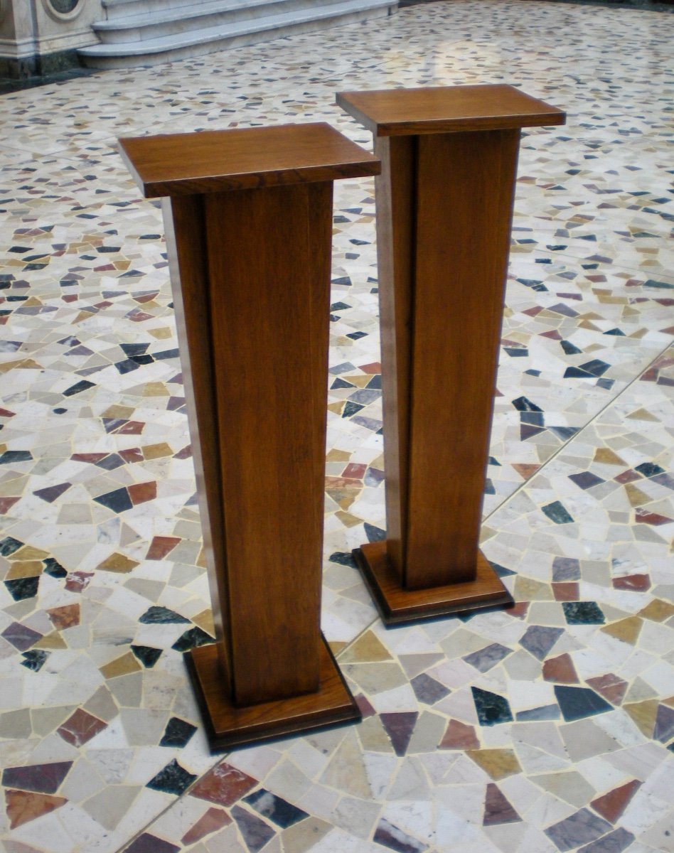 Coppia di colonne art deco-photo-2