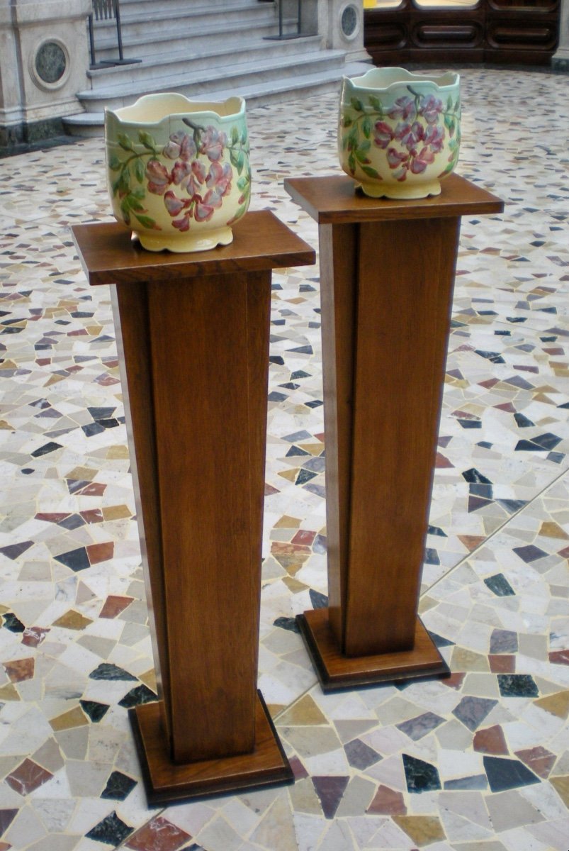 Coppia di colonne art deco-photo-3