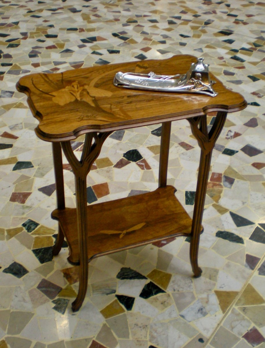 Alba e crepuscolo-  Tavolino art nouveau Gallè