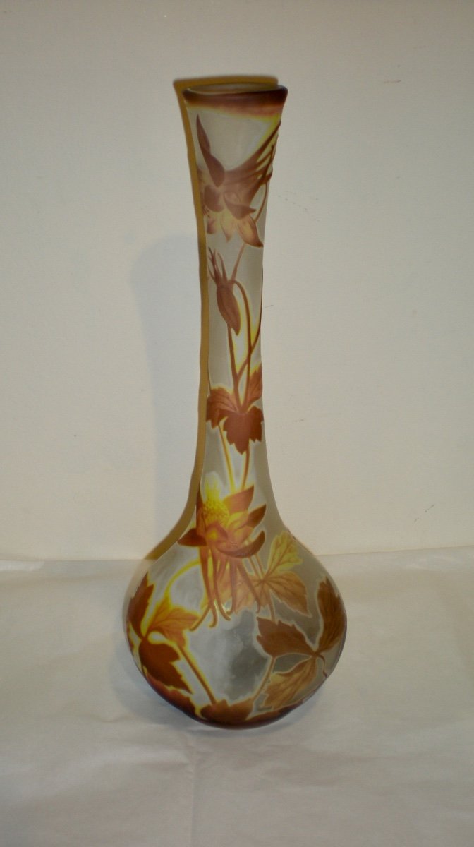 Lilium- Vaso Gallè art nouveau-photo-3