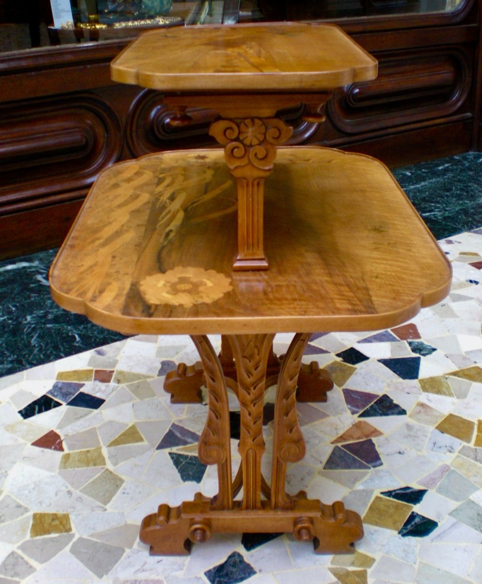 Epis de Blè - Tavolo di servizio art nouveau Galle-photo-3
