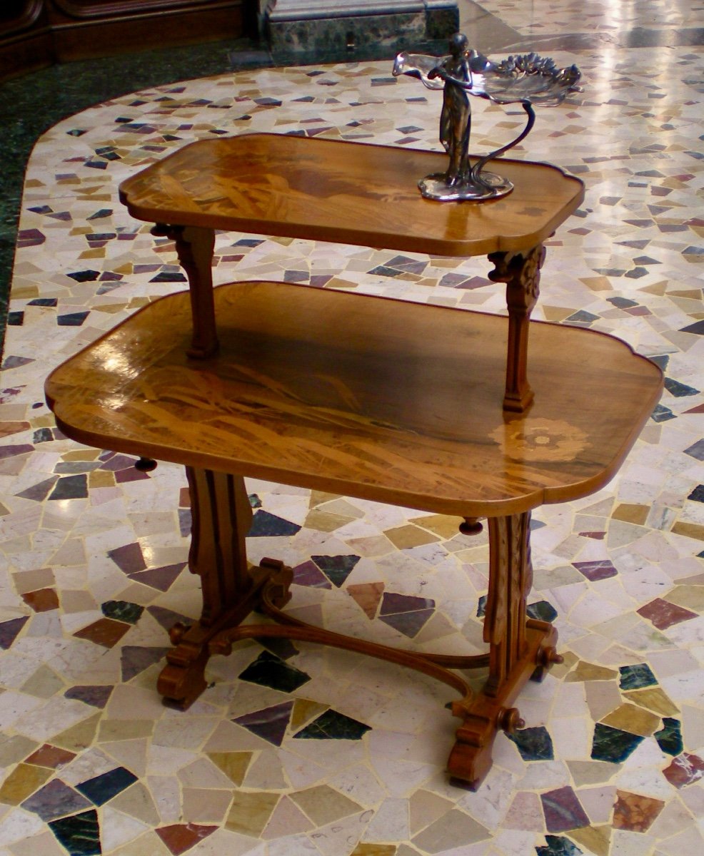 Epis de Blè - Tavolo di servizio art nouveau Galle-photo-8
