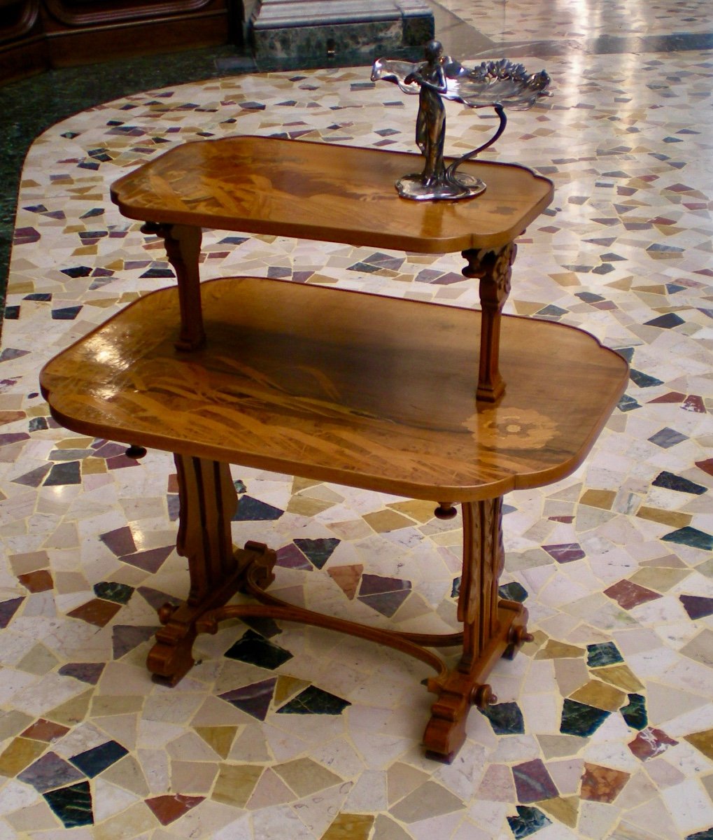 Epis de Blè - Tavolo di servizio art nouveau Galle