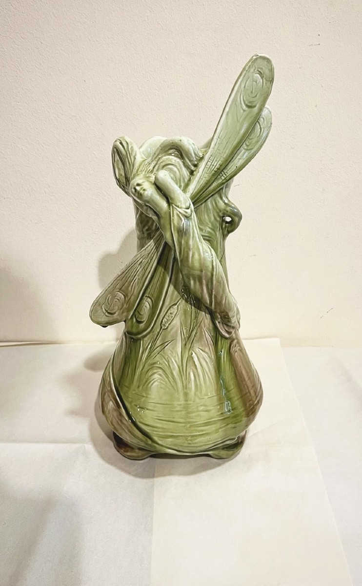 Femmes libellule - Vasi art nouveau Massier-photo-2