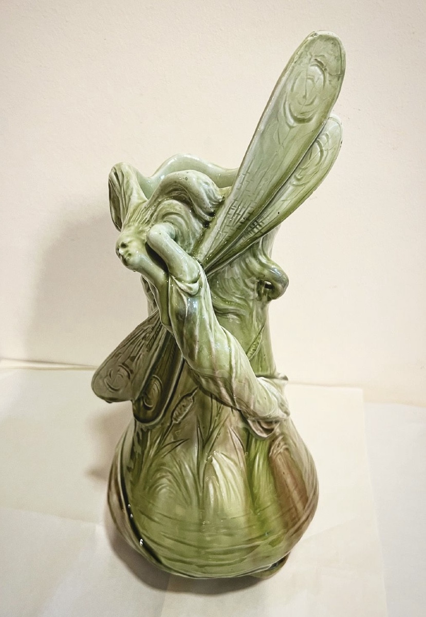 Femmes libellule - Vasi art nouveau Massier-photo-4